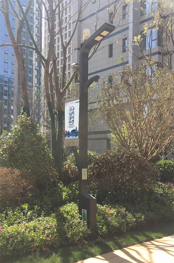 菲尼特智慧路灯推进昆明某小区迈向智能化